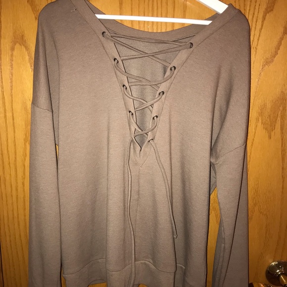 Lace front comfy &stylish top - Picture 1 of 1